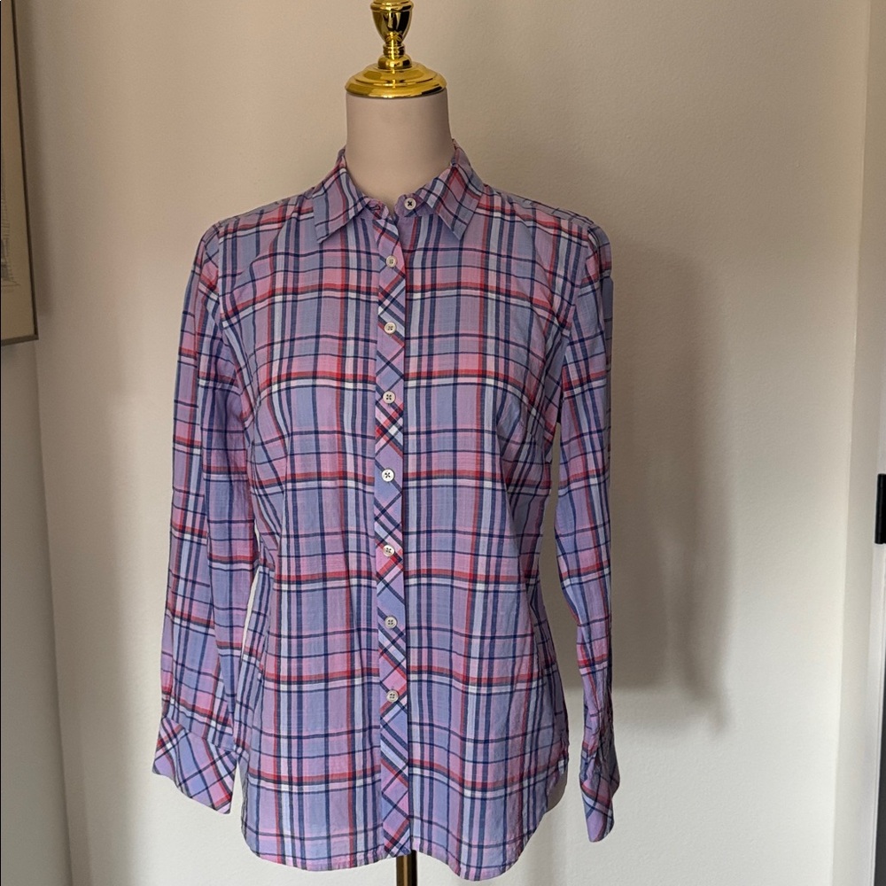 Talbots Multicolor Plaid Shirt